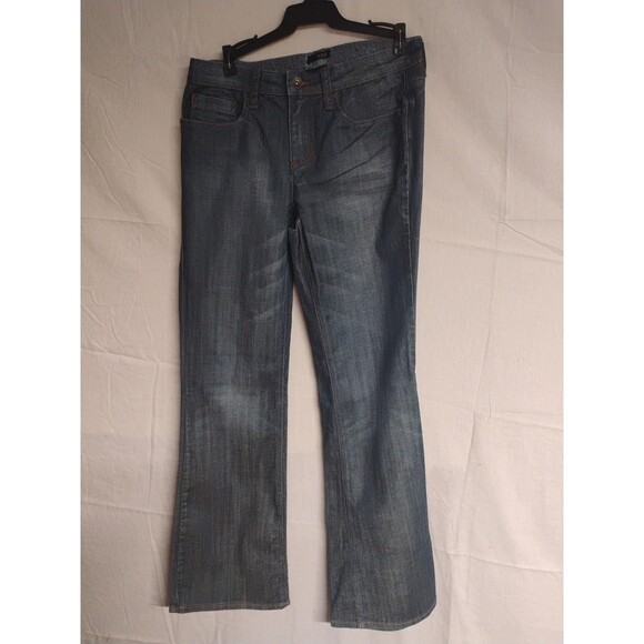 a.n.a Women's Blue Size 8 Boot Flare 5-Pocket Denim Classic Jean - Picture 1 of 8